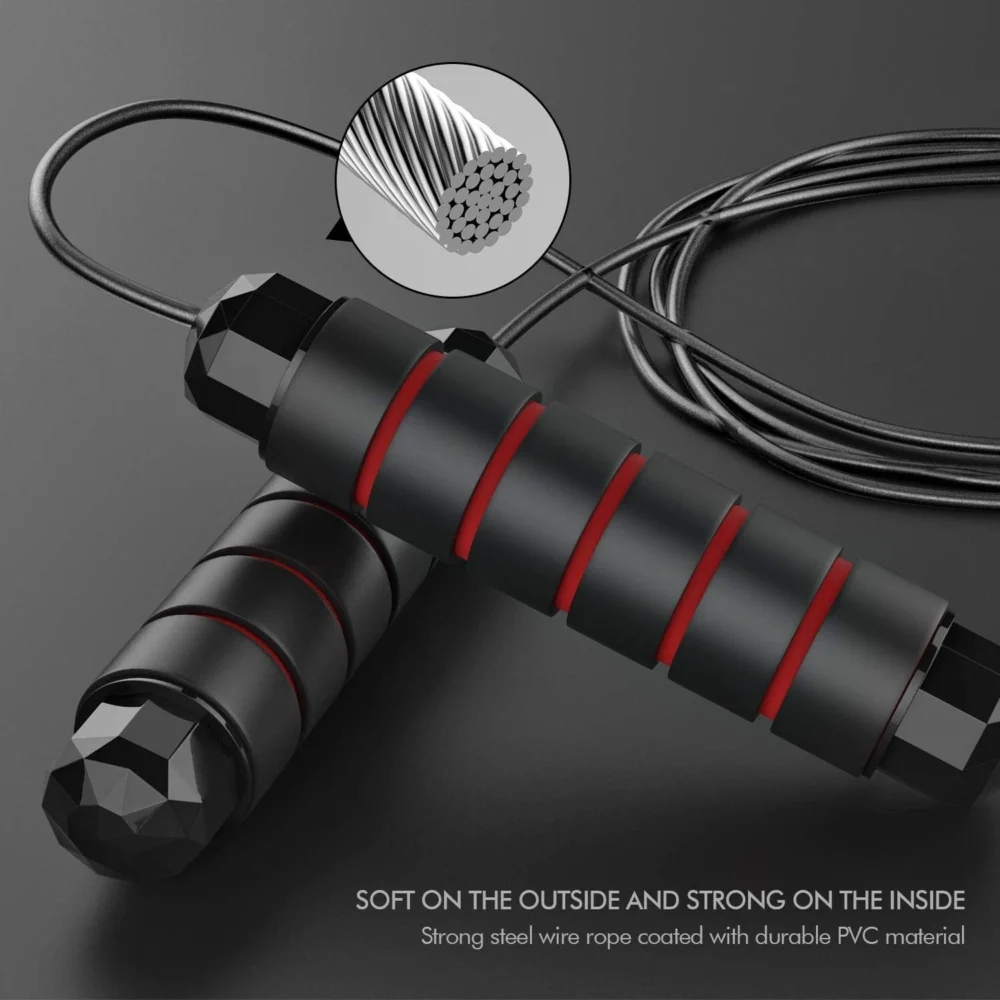 2PCS Skipping Jump Rope Student Sports Skipping Rope Rapid Speed Jumping Rope - Image 3